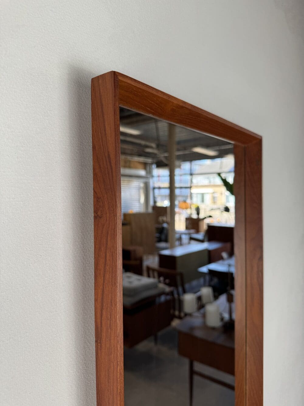 Vintage Danish Teak Mirror
