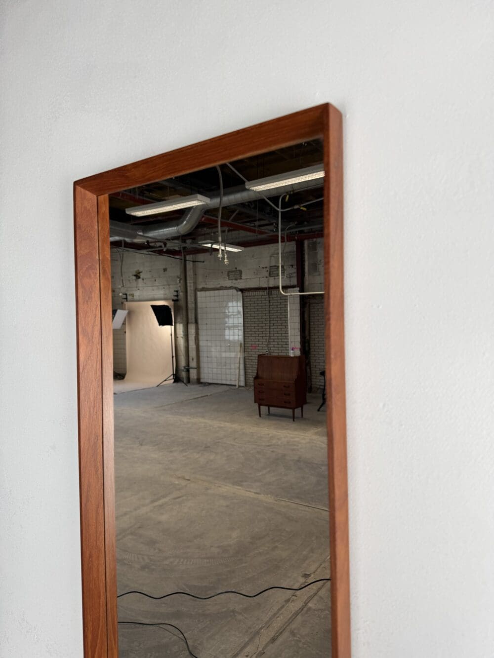 Vintage Danish Teak Mirror