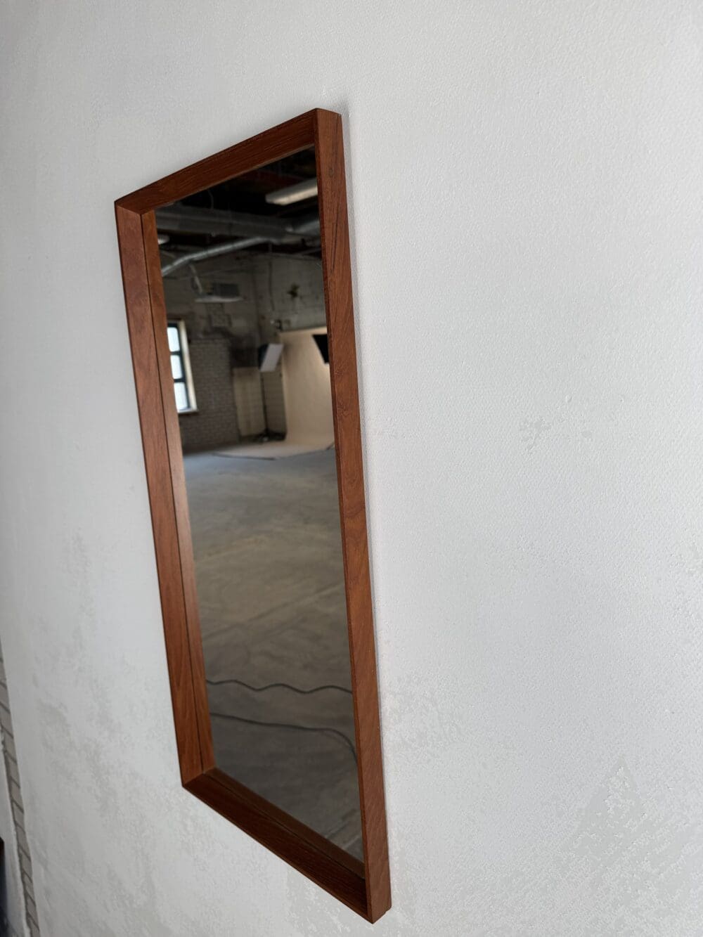 Vintage Danish Teak Mirror
