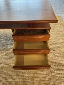 Teak Two-Sided Executive Desk – H. Riestenpatt for RT Möbel (Model RT200)