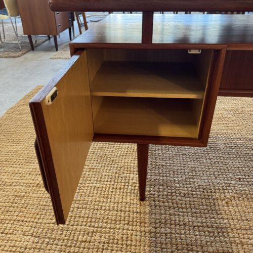 Teak Two-Sided Executive Desk – H. Riestenpatt for RT Möbel (Model RT200)