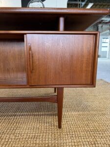 Teak Two-Sided Executive Desk – H. Riestenpatt for RT Möbel (Model RT200)