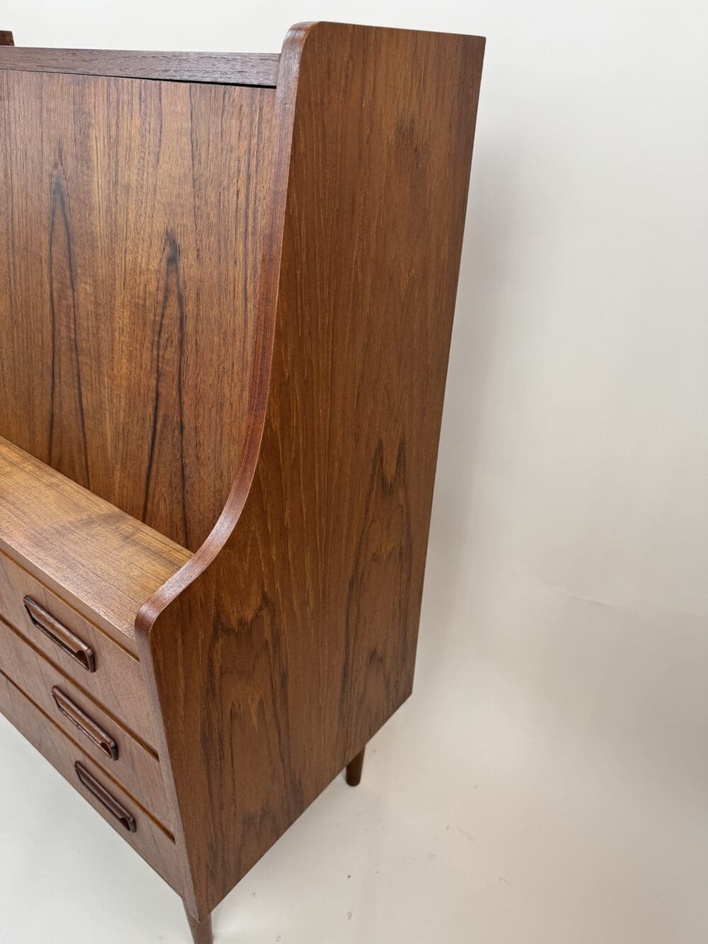 Mid-Century Danish Teak Secretary, Gunnar Nielsen Tibergaard