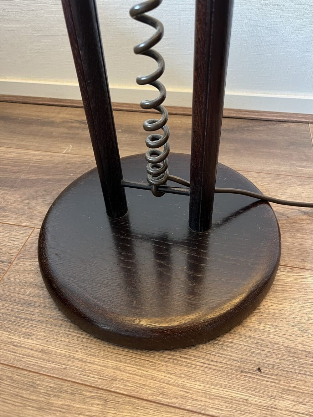 Vintage Wooden Floor Lamps with Shade