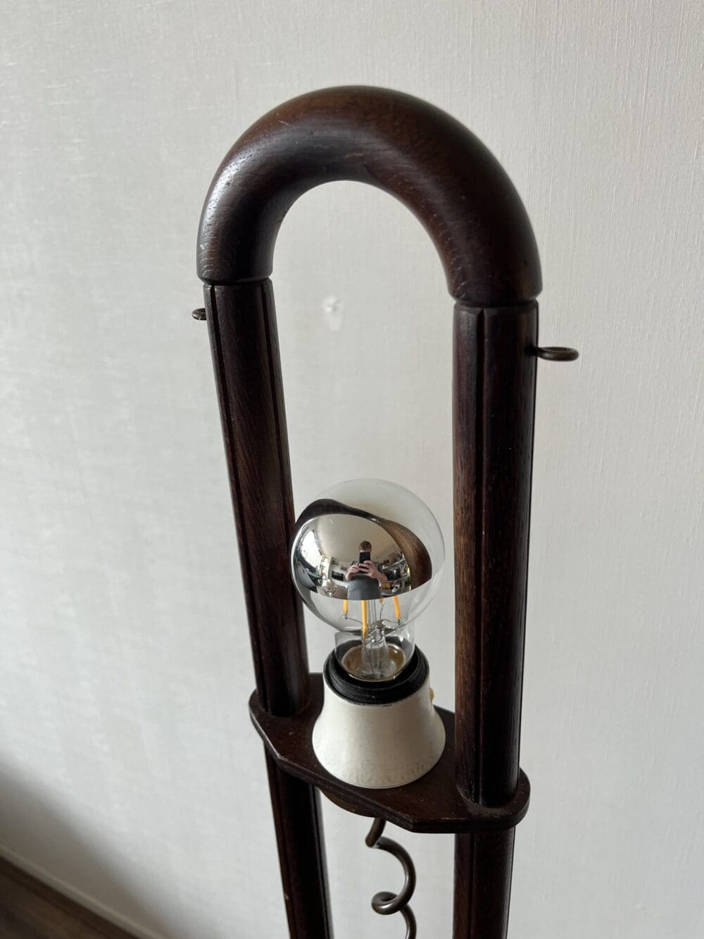 Vintage Wooden Floor Lamps with Shade