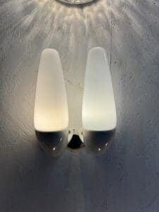 Ifö 6035 Wall Light, Sigvard Bernadotte, Sweden, 1960s