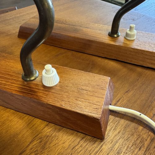 Vintage Mid-Century Amber Glass Wall Sconces