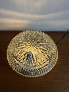 Vintage Textured Glass Ceiling/Wall Lamp