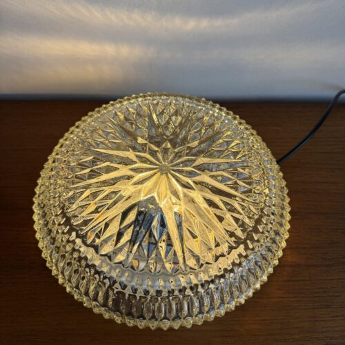 Vintage Textured Glass Ceiling/Wall Lamp