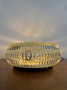 Vintage Textured Glass Ceiling/Wall Lamp