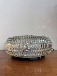 Vintage Textured Glass Ceiling/Wall Lamp