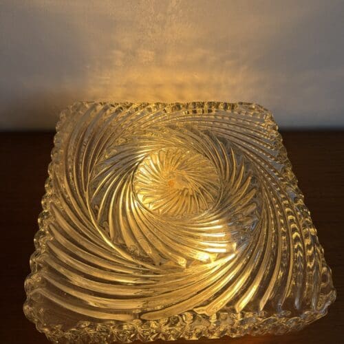 Vintage WILA Glass Ceiling/Wall Lamp