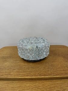 Glashütte Limburg A664 Wall or Ceiling Lamp – Brutalist Crystal Elegance