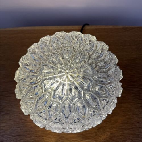 Glashütte Limburg A664 Wall or Ceiling Lamp – Brutalist Crystal Elegance