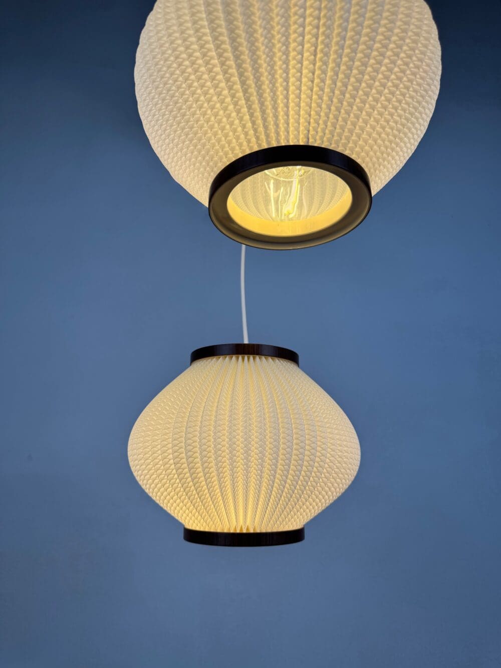 Lars Schiøler “Pearl Shade” Pendant Lamp – Sculptural Danish Design