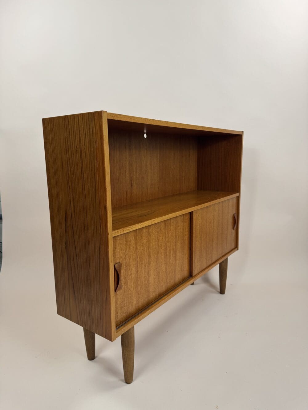 Clausen & Søn Mid-Century Teak Wall Cabinet – Danish Design Simplicity