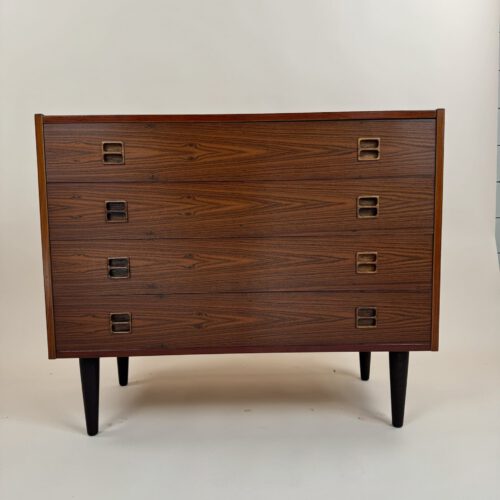 Mid-Century Modern Chest of Drawers – Elegant Teak Look