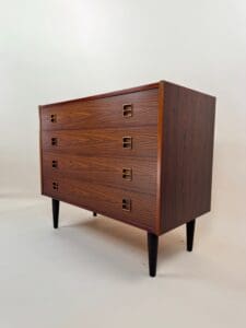 Mid-Century Modern Chest of Drawers – Elegant Teak Look