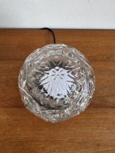 Vintage Glass Globe Ceiling Light, Europe, 1970s