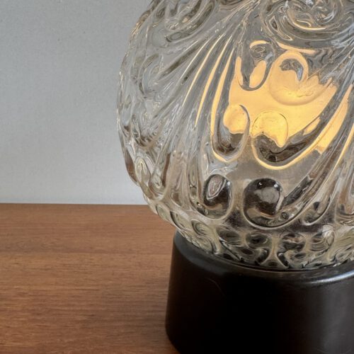 Vintage Glass Globe Ceiling Light, Europe, 1970s