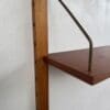 Vintage Modular Wall Unit – Danish Design in Teak with Brass Details