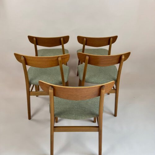 Set of 5 “Mosbøl” Dining Chairs by Findahl – Danish Modern Elegance