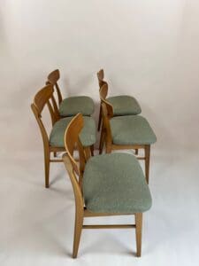 Set of 5 “Mosbøl” Dining Chairs by Findahl – Danish Modern Elegance