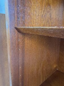 Hundevad & Co Teak Bookcase with Drop-Front Cabinet – Danish Functional Design