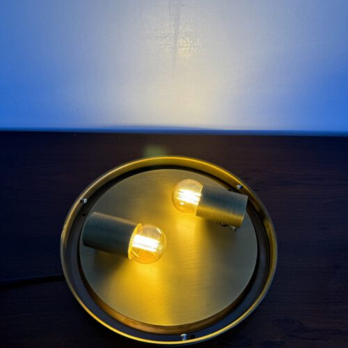 Vintage Bubble Glass Flush Mount Light, Europe, 1970s
