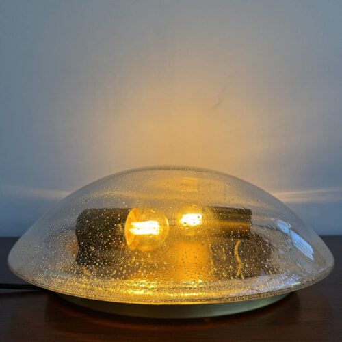 Vintage Bubble Glass Flush Mount Light, Europe, 1970s