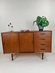 Ølholm Møbelfabrik Danish Sideboard – Ideal for TV or Audio Setup