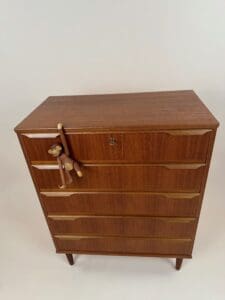 Danish Mid-Century Chest of Drawers – Elegant Teak Design with Certified Quality