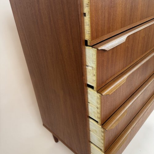Danish Mid-Century Chest of Drawers – Elegant Teak Design with Certified Quality