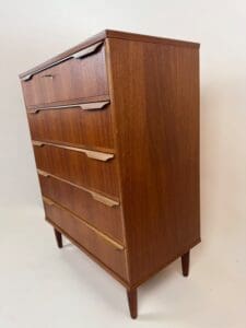 Danish Mid-Century Chest of Drawers – Elegant Teak Design with Certified Quality