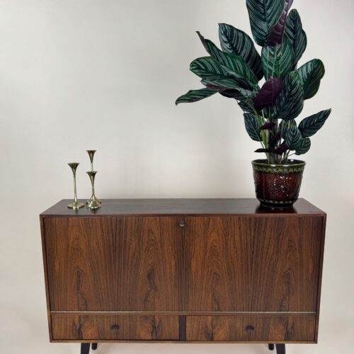 IMG_8207 Mid-Century Rosewood Drop-Front Cabinet, Unknown, Scandinavia, 1960s