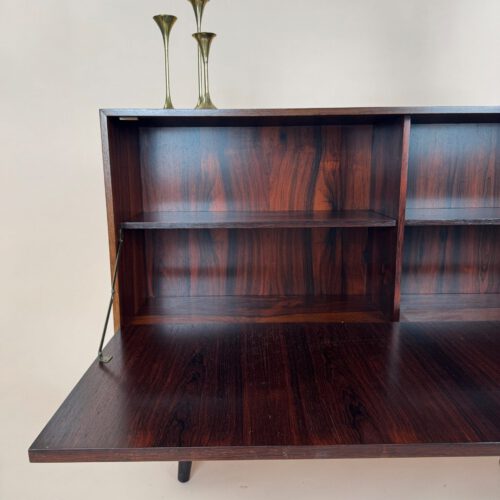 Mid-Century Rosewood Drop-Front Cabinet, Unknown, Scandinavia, 1960s