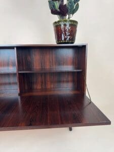 Mid-Century Rosewood Drop-Front Cabinet, Unknown, Scandinavia, 1960s