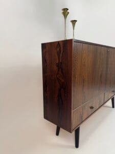 Mid-Century Rosewood Drop-Front Cabinet, Unknown, Scandinavia, 1960s