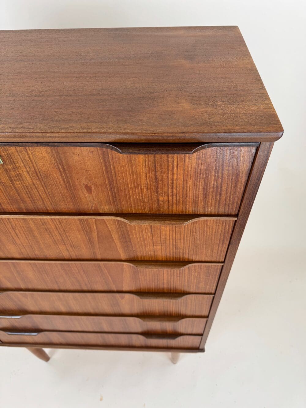 Danish Teak Tallboy Chest of Drawers – Spacious & Stylish Storage