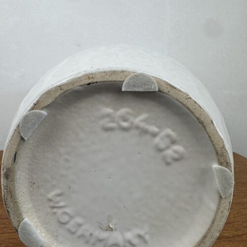 West Germany 264-52 Vase – Elegant White Relief Design