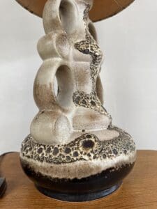 Ceramic Table Lamp, Steinbach Leuchten, West Germany, 1960s–1970s