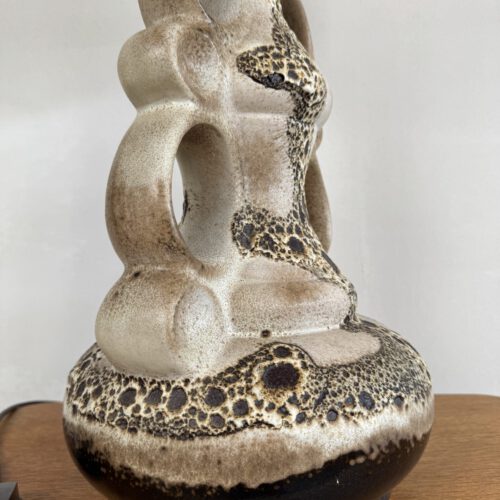 Ceramic Table Lamp, Steinbach Leuchten, West Germany, 1960s–1970s