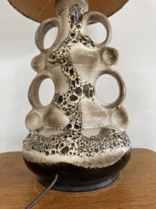 Ceramic Table Lamp, Steinbach Leuchten, West Germany, 1960s–1970s