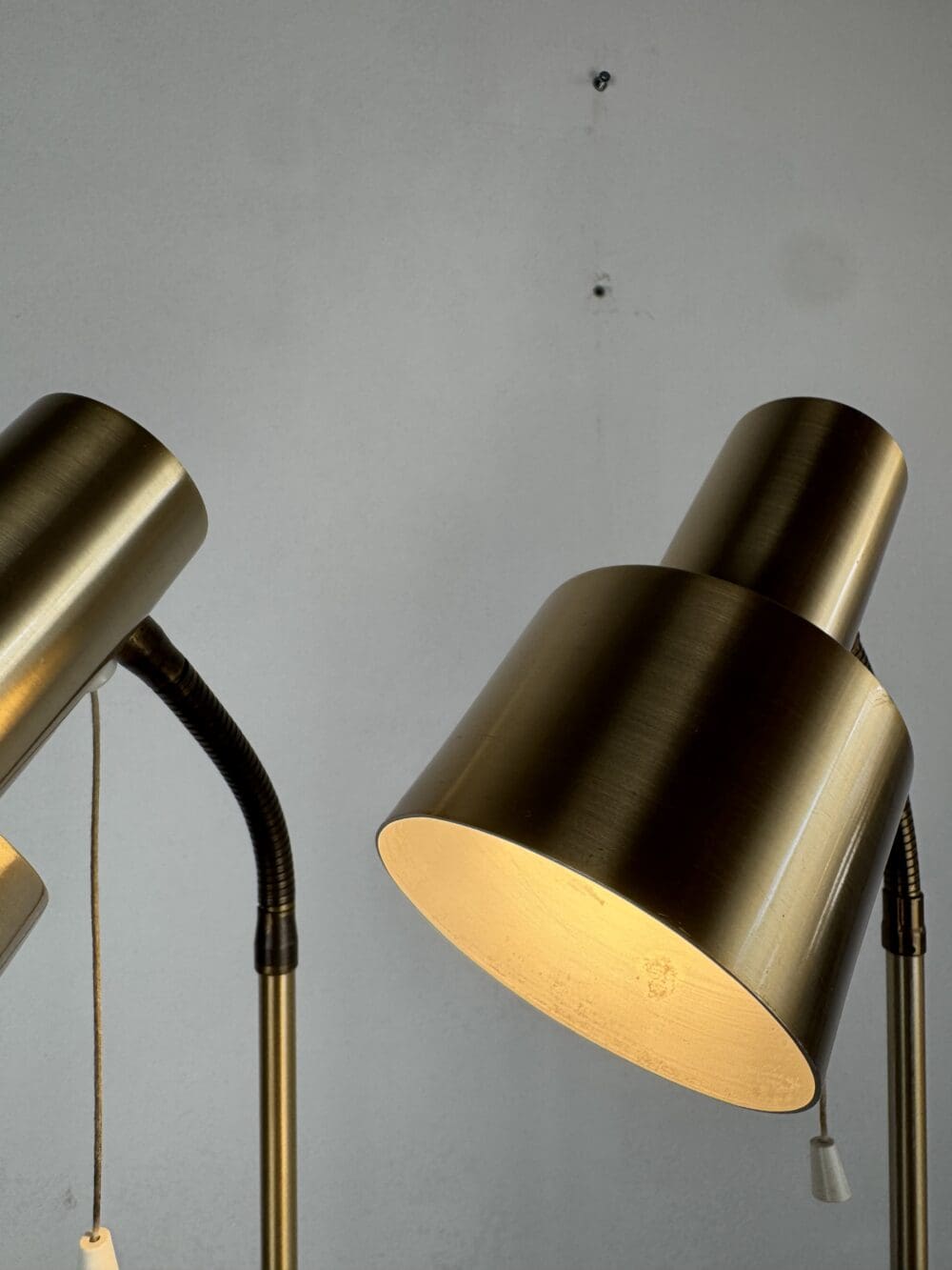 IMG_0388 Pair of Swedish Brass Floor Lamps – Mid-Century Adjustable Design