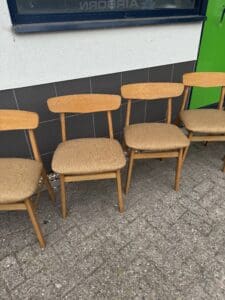 Set of 6 Findahl “Mosbøl” Dining Chairs – Danish Mid-Century Elegance