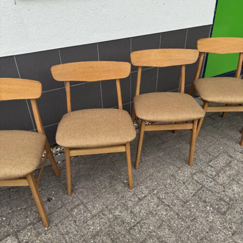Set of 6 Findahl “Mosbøl” Dining Chairs – Danish Mid-Century Elegance