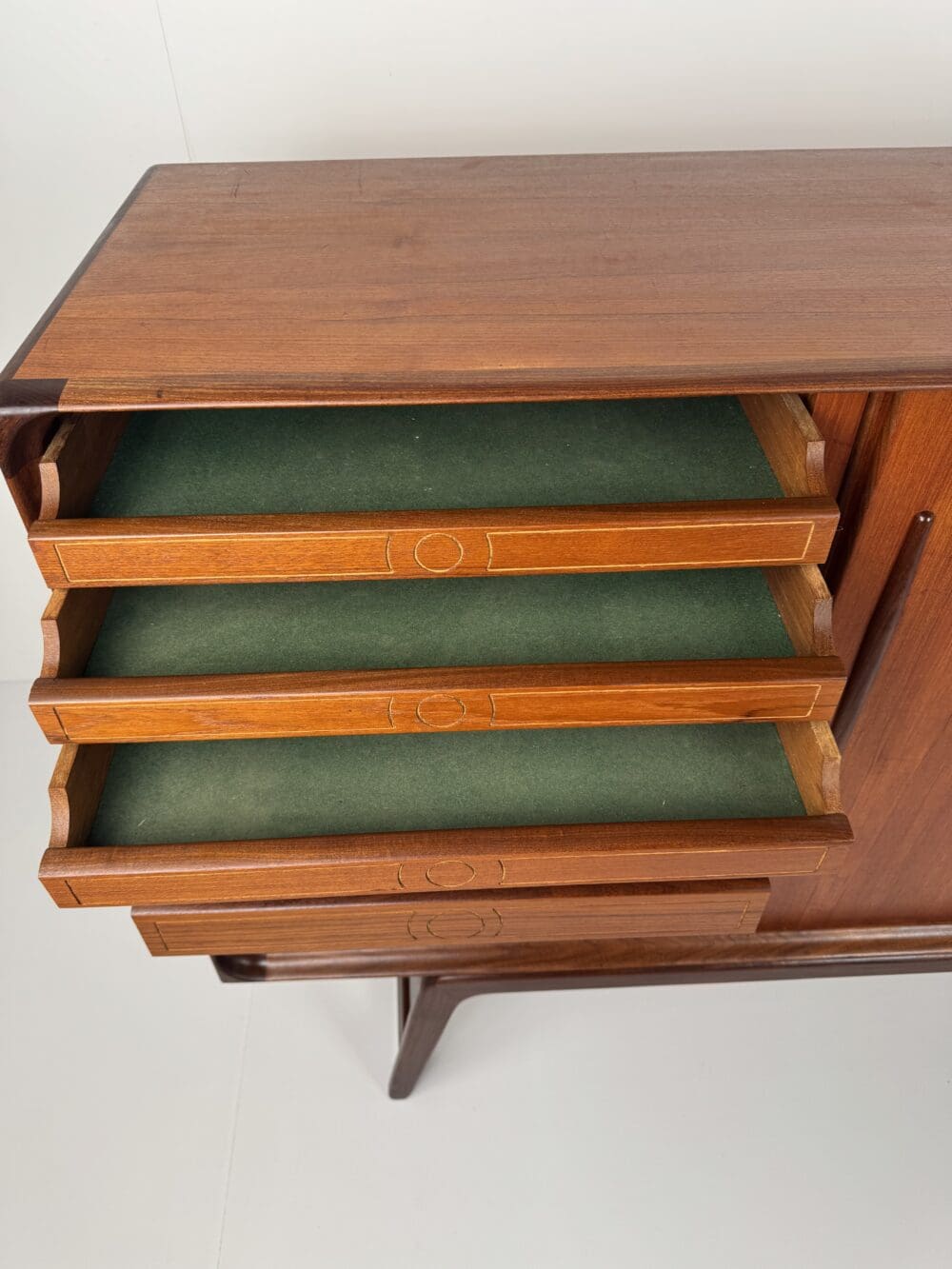 IMG_1028 Clausen & Søn Silkeborg Highboard – Danish Mid-Century Design Masterpiece