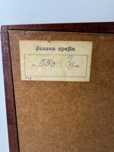 Danish Teak Mirror by Jansen Spejle – Timeless Mid-Century Design