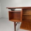 Danish Freestanding Executive Desk – 1960s Modern Elegance