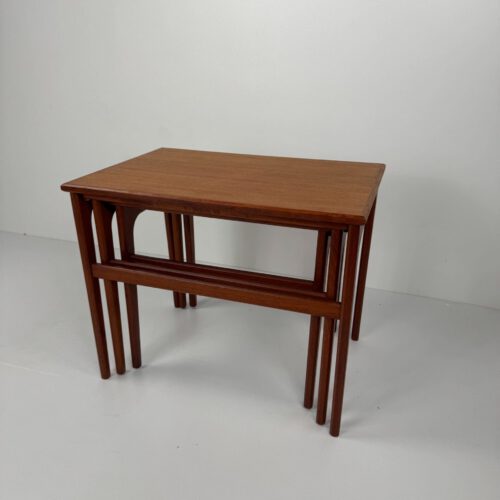 Set of Three Nesting Tables, Denmark, 1960s